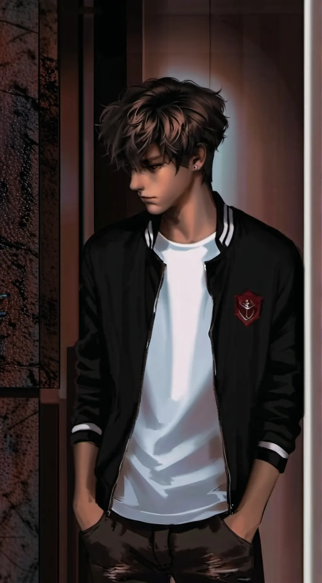 ai character: Colin  background