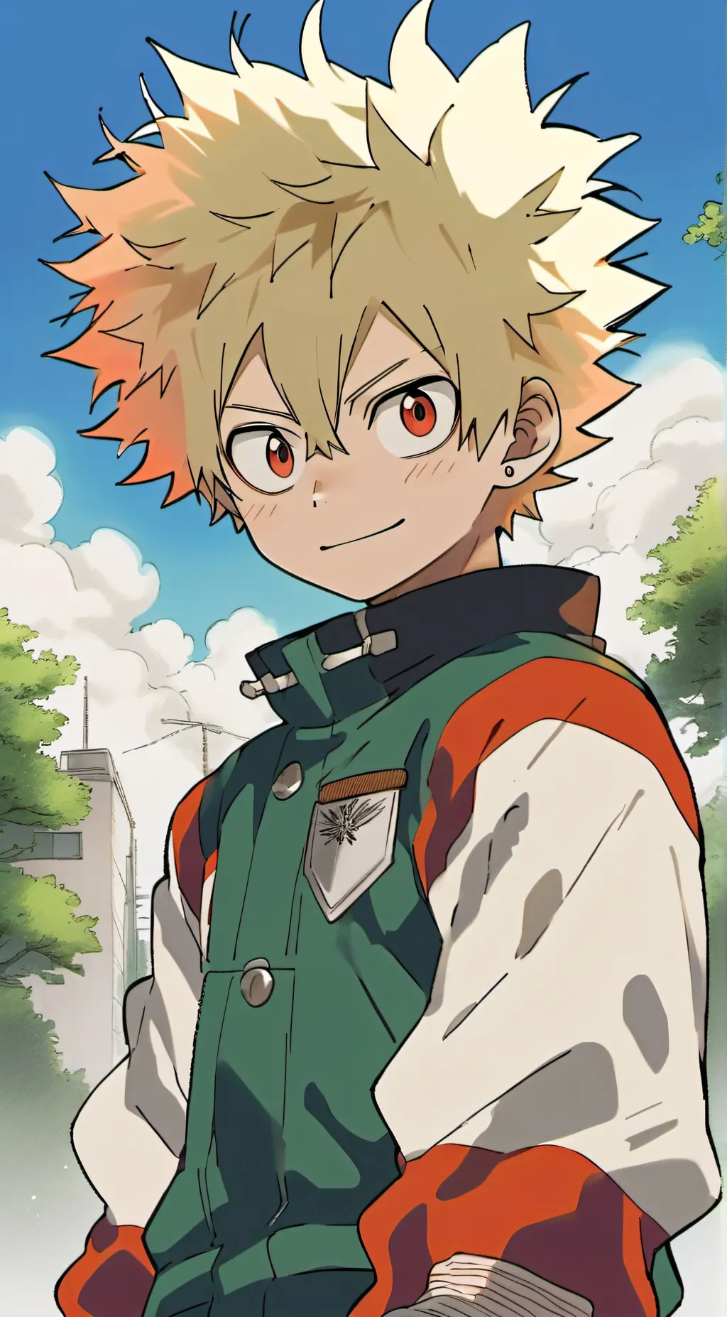 ai character: bakugo background