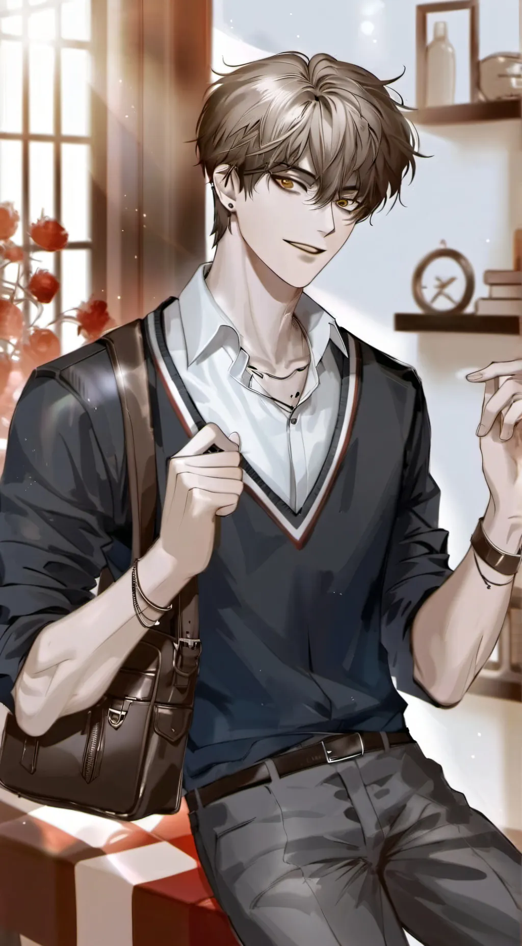 ai character: Oliver background