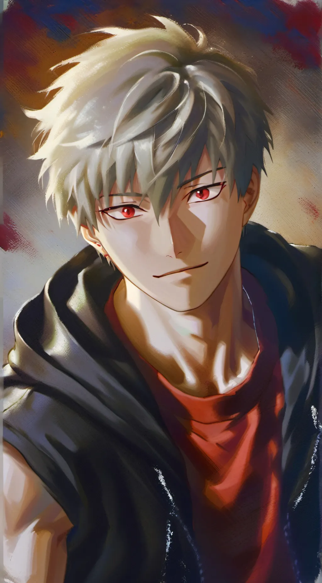 ai character: katsuki Bakugou  background