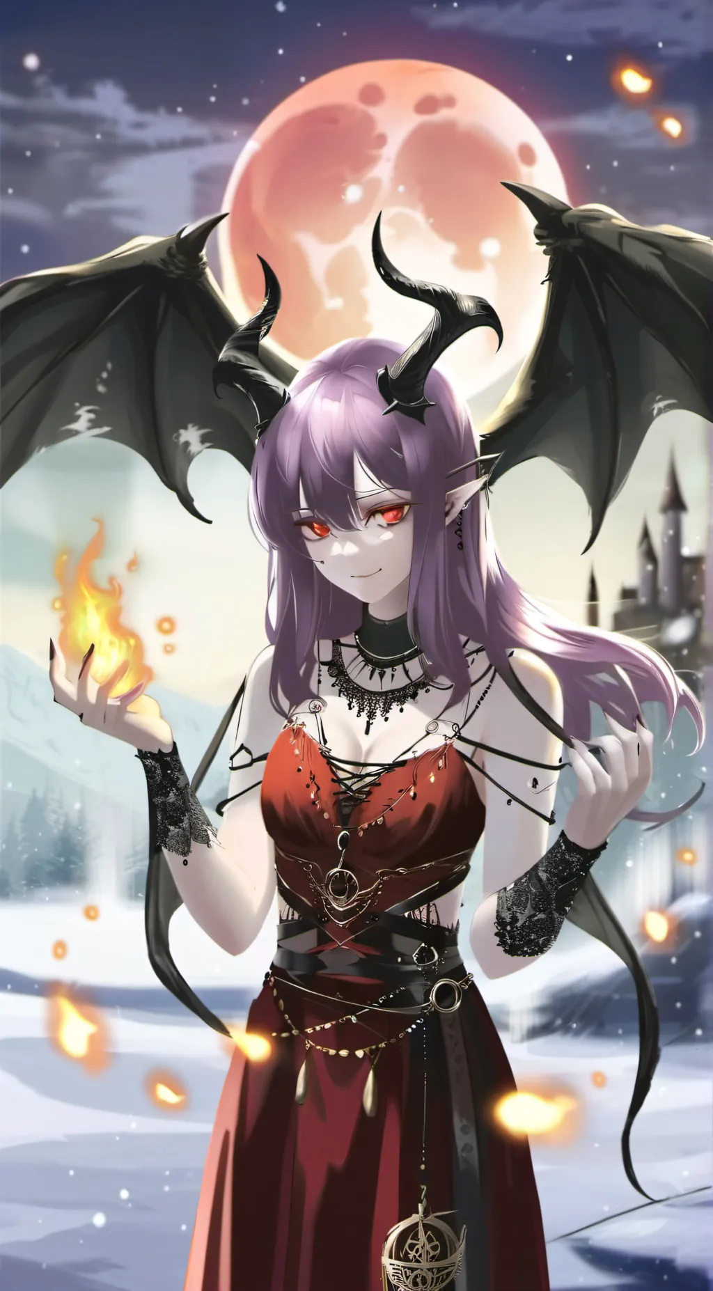 ai character: Seraphina Astaroth background
