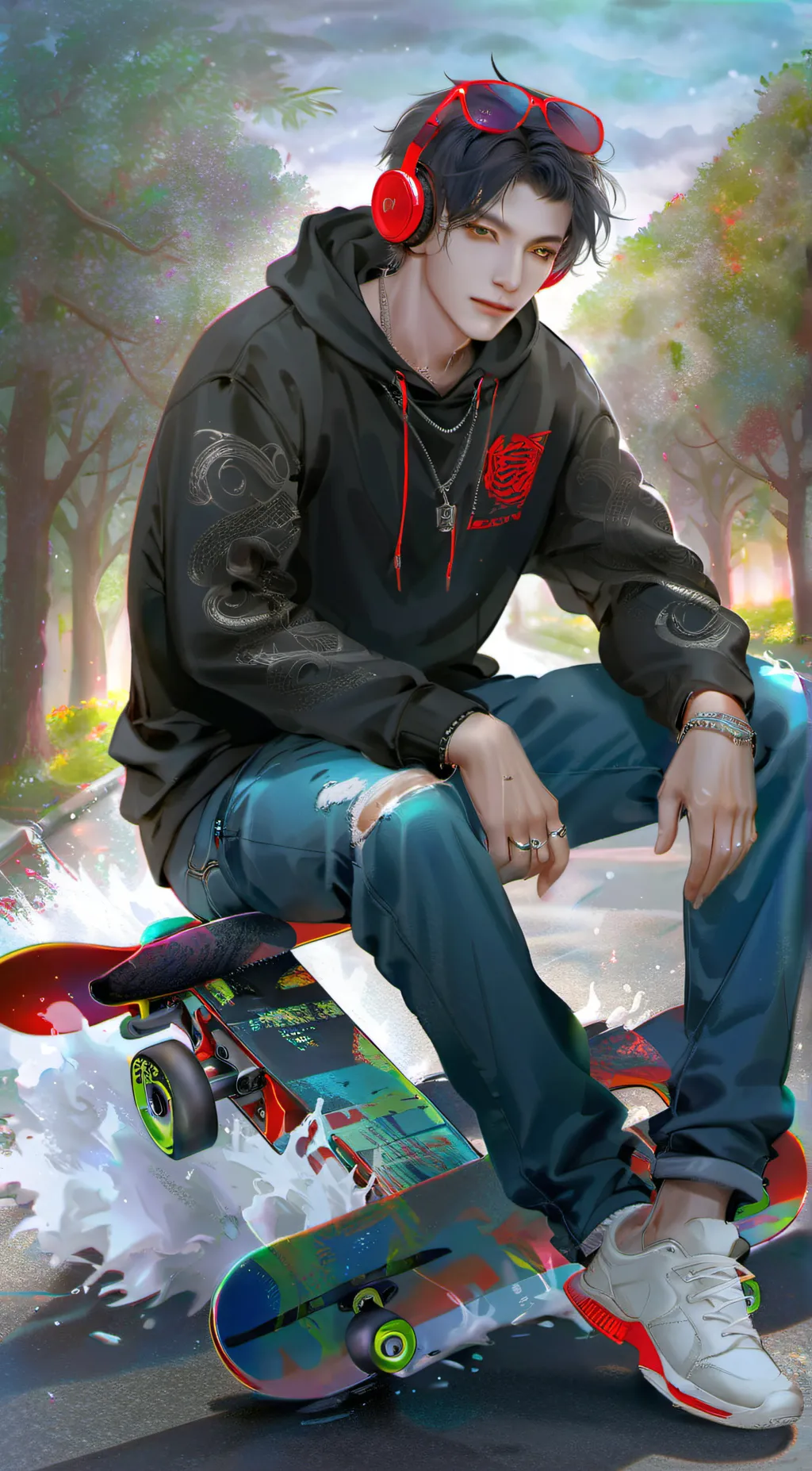 ai character: jordan  background