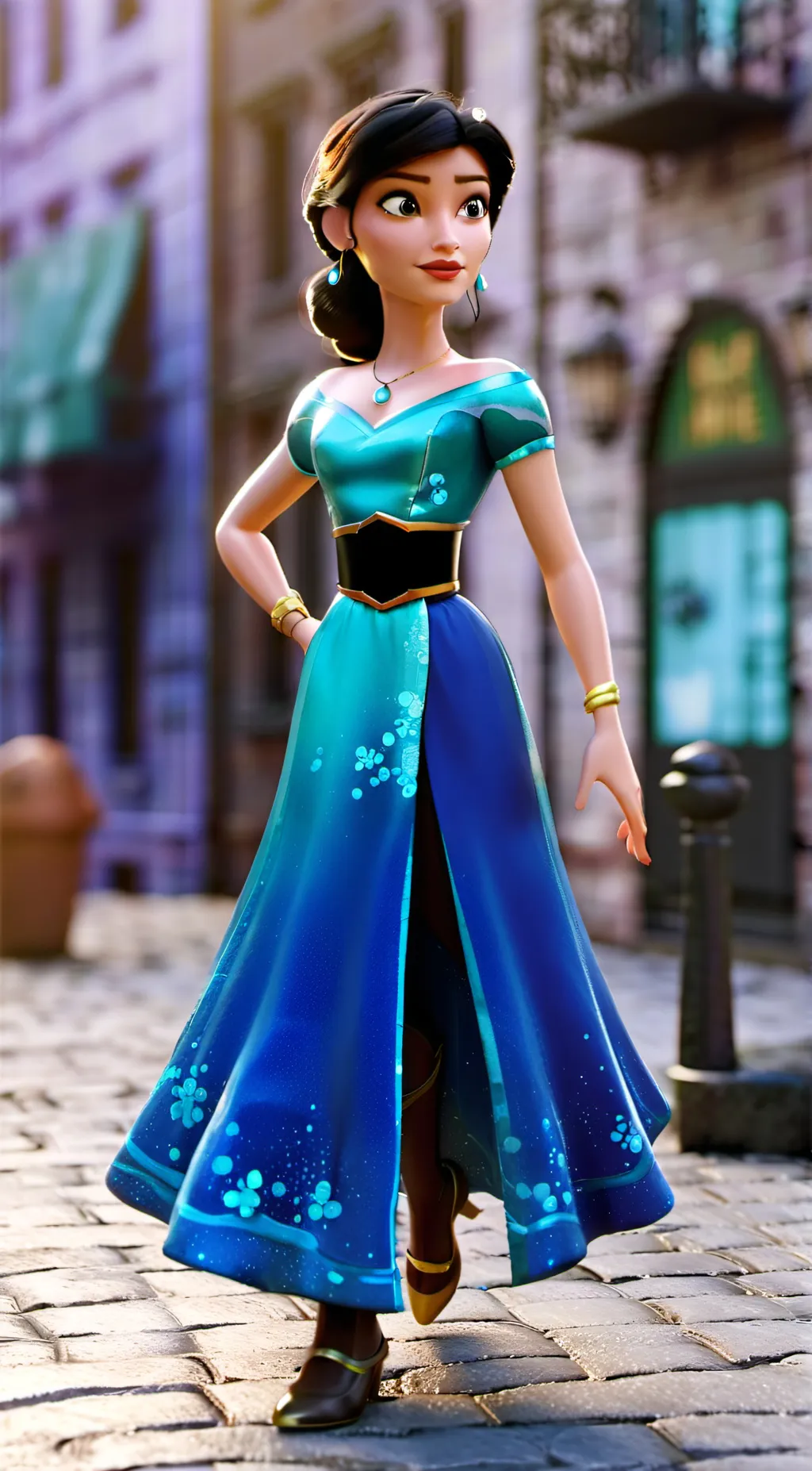 ai character: Aaliyah background