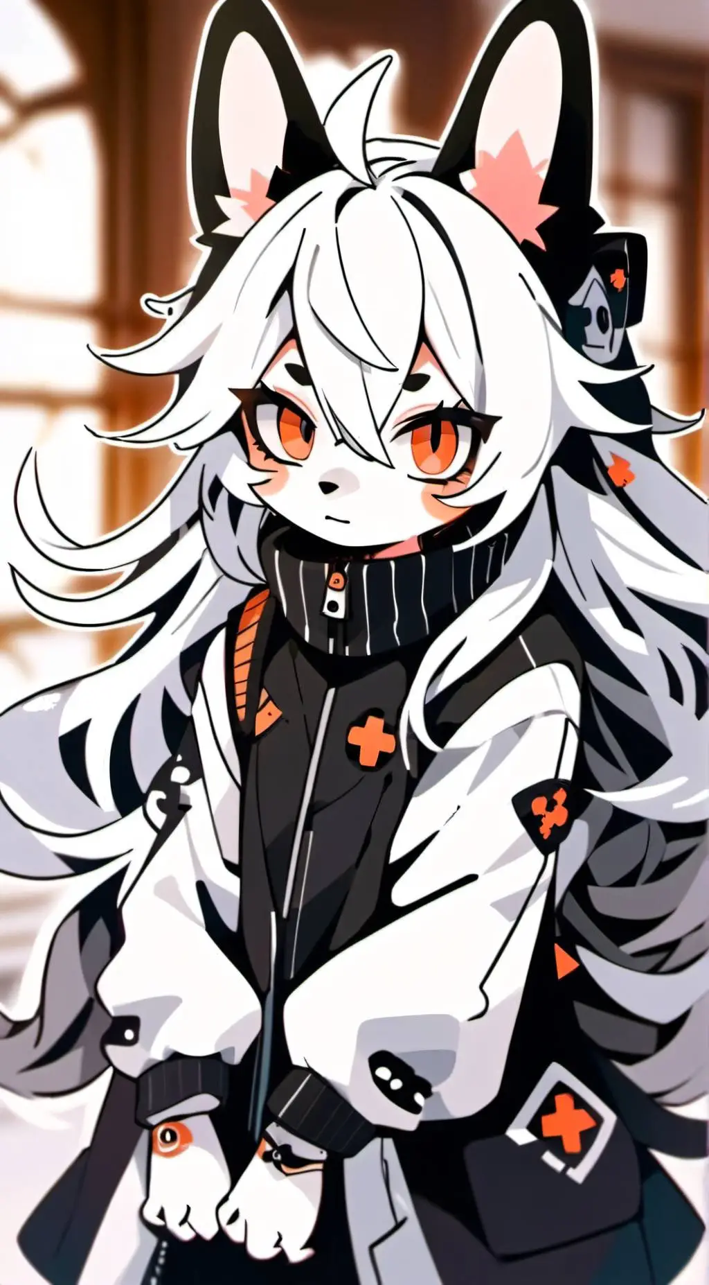 ai character: furry background