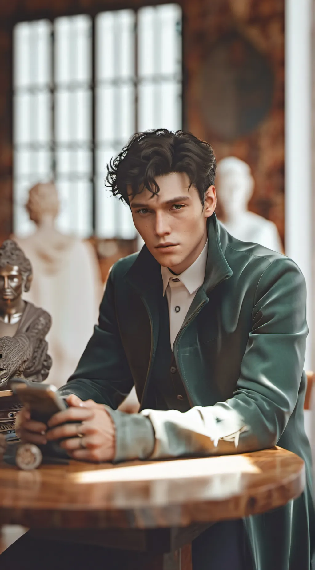 ai character: Mattheo riddle background