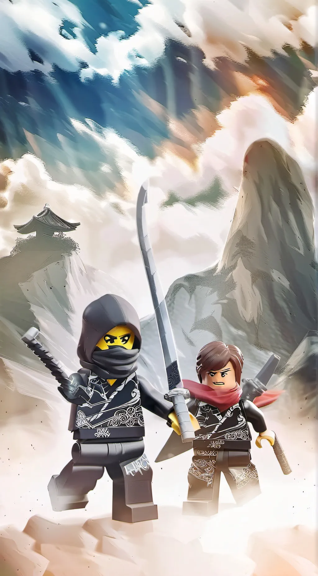 ai character: Ninjago background