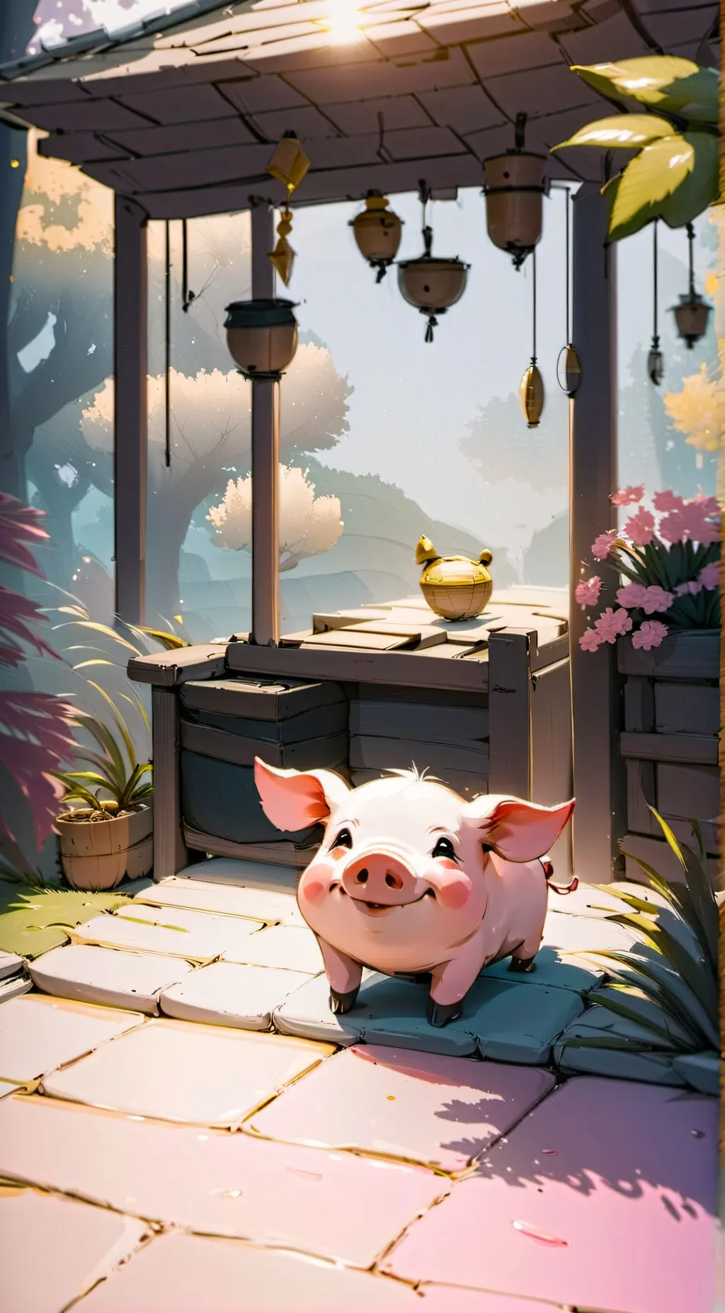 ai character: Fat nuggets  background