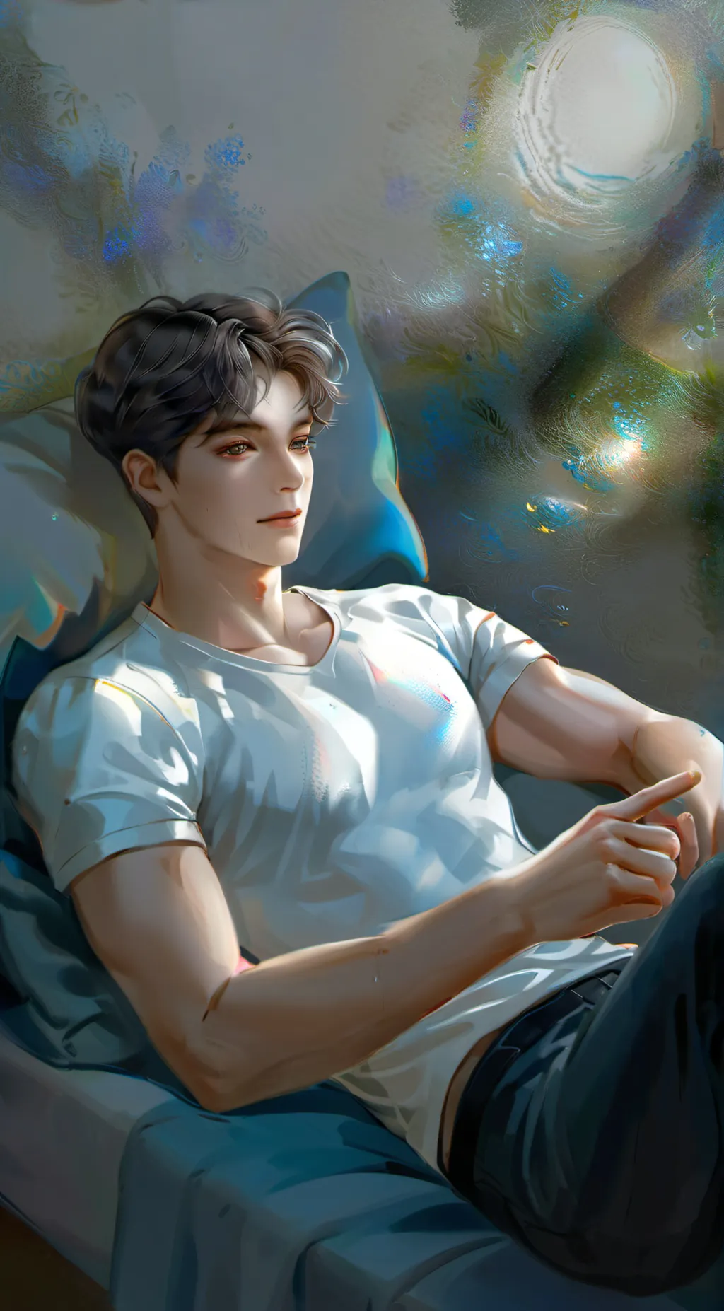 ai character: Zayden  background