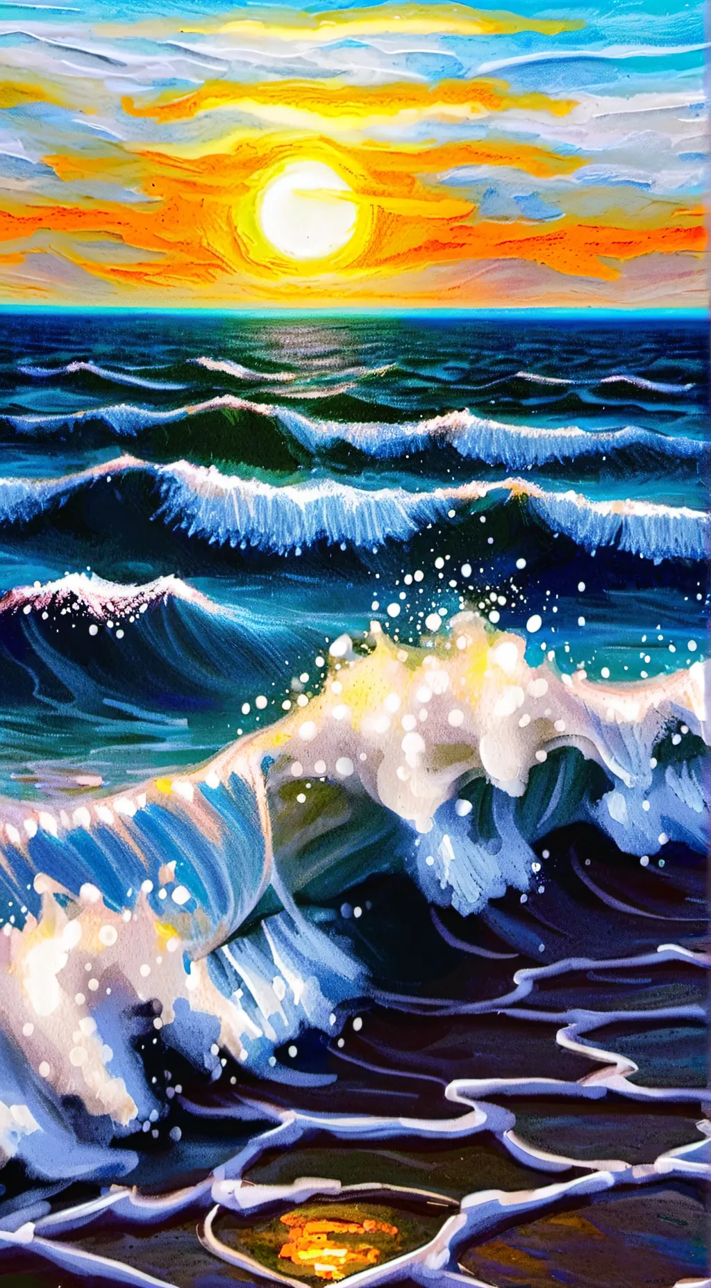 ai character: Vacay In Hazbin background