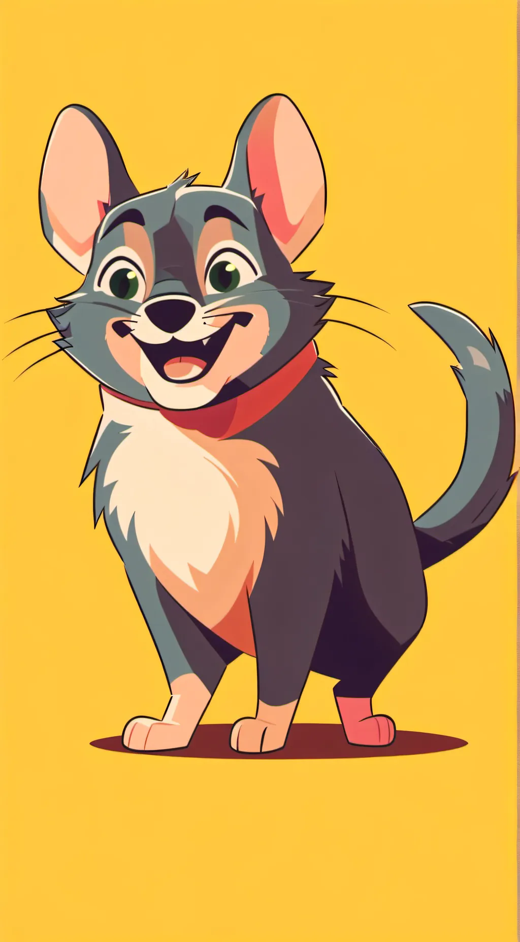 ai character: huggable dog background