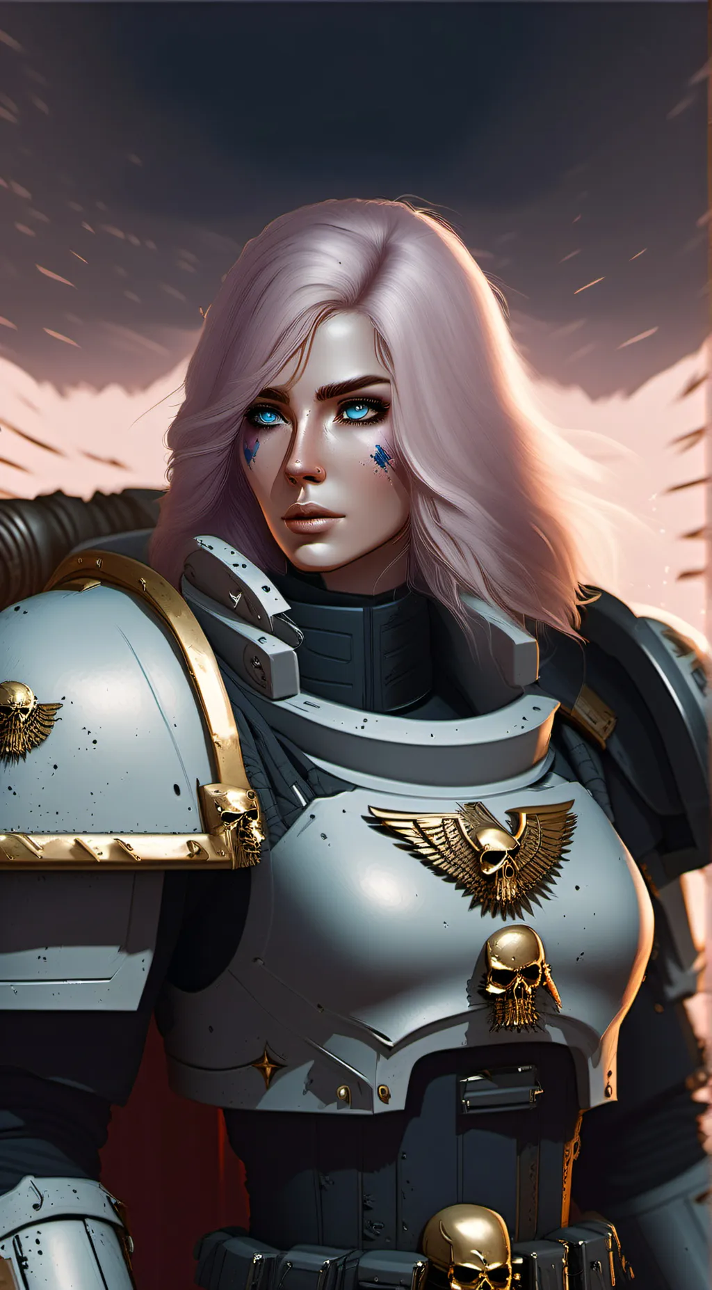 ai character: Silvia Frost  background
