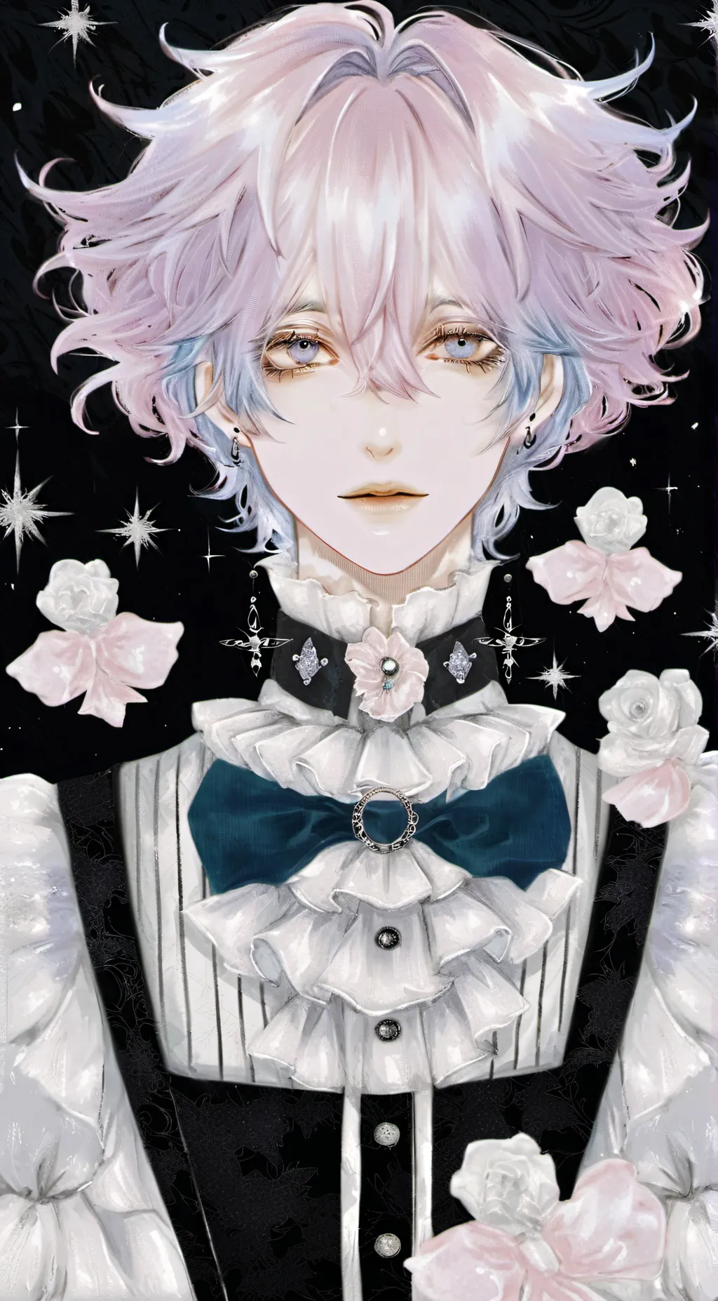 ai character: clay background