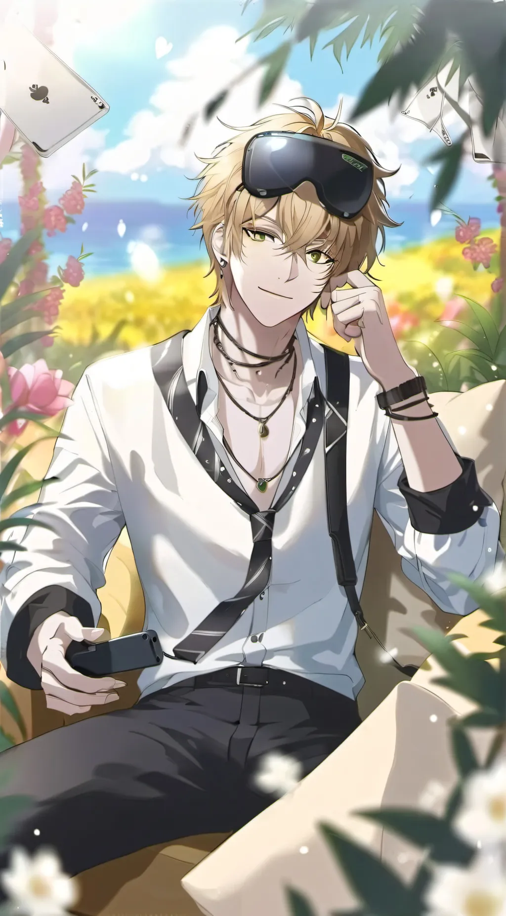 ai character: Leo background