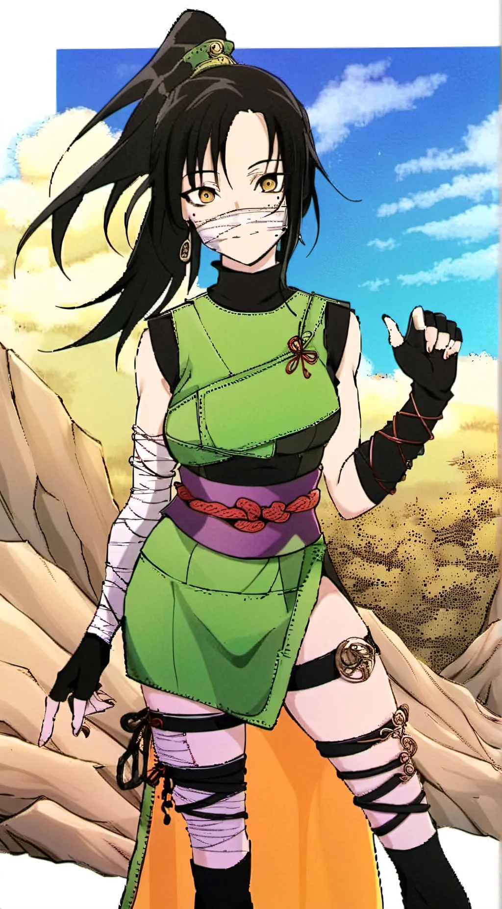 ai character: Kunai Zenow background