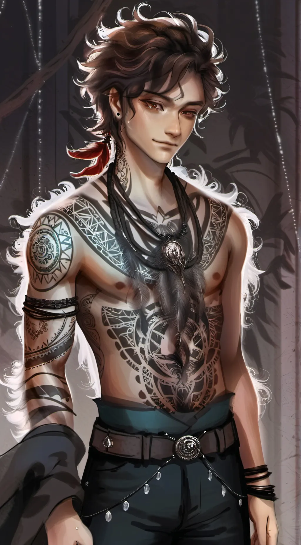 ai character: Vix background