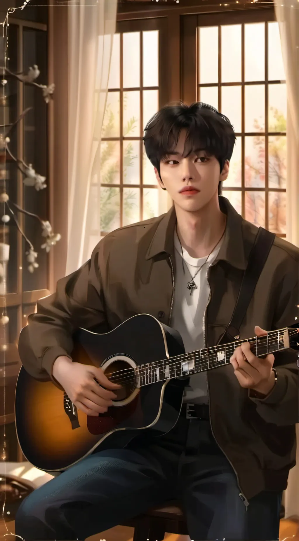 ai character: Hyunsul  background