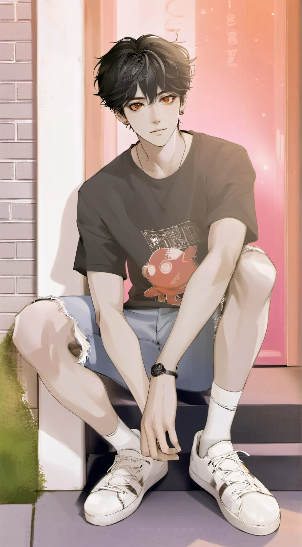 ai character: Azuya background