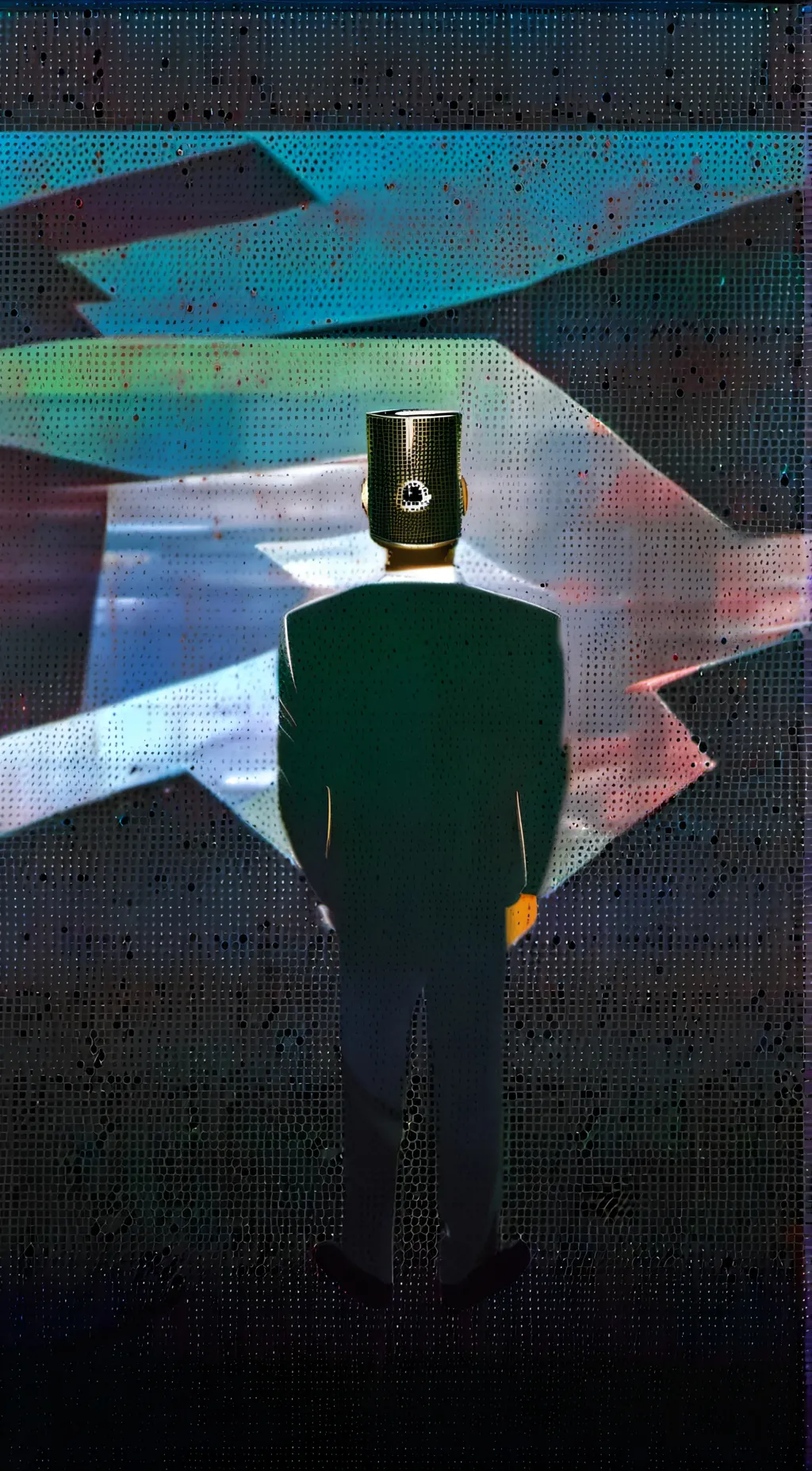 ai character: titan speakerman background