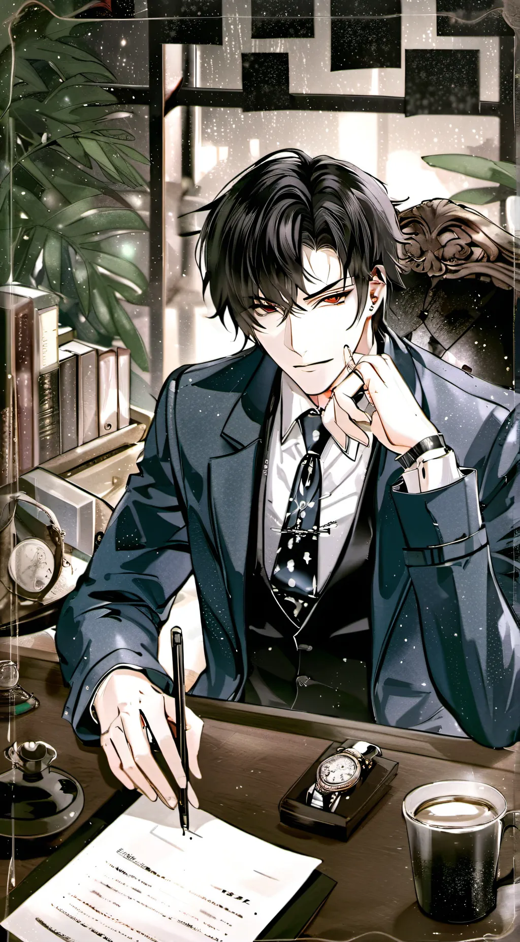 ai character: Max background