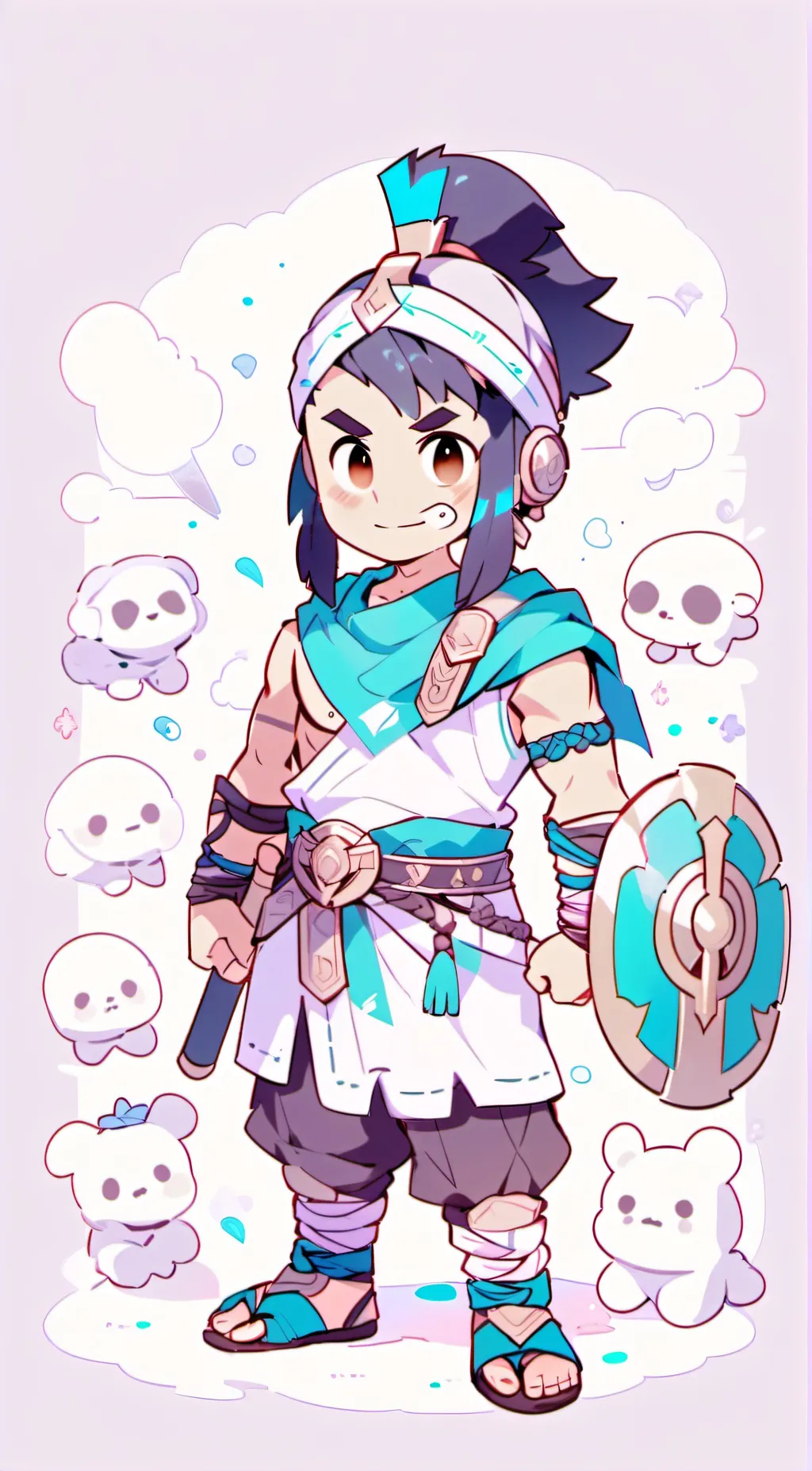 ai character: Martin the Spartan background