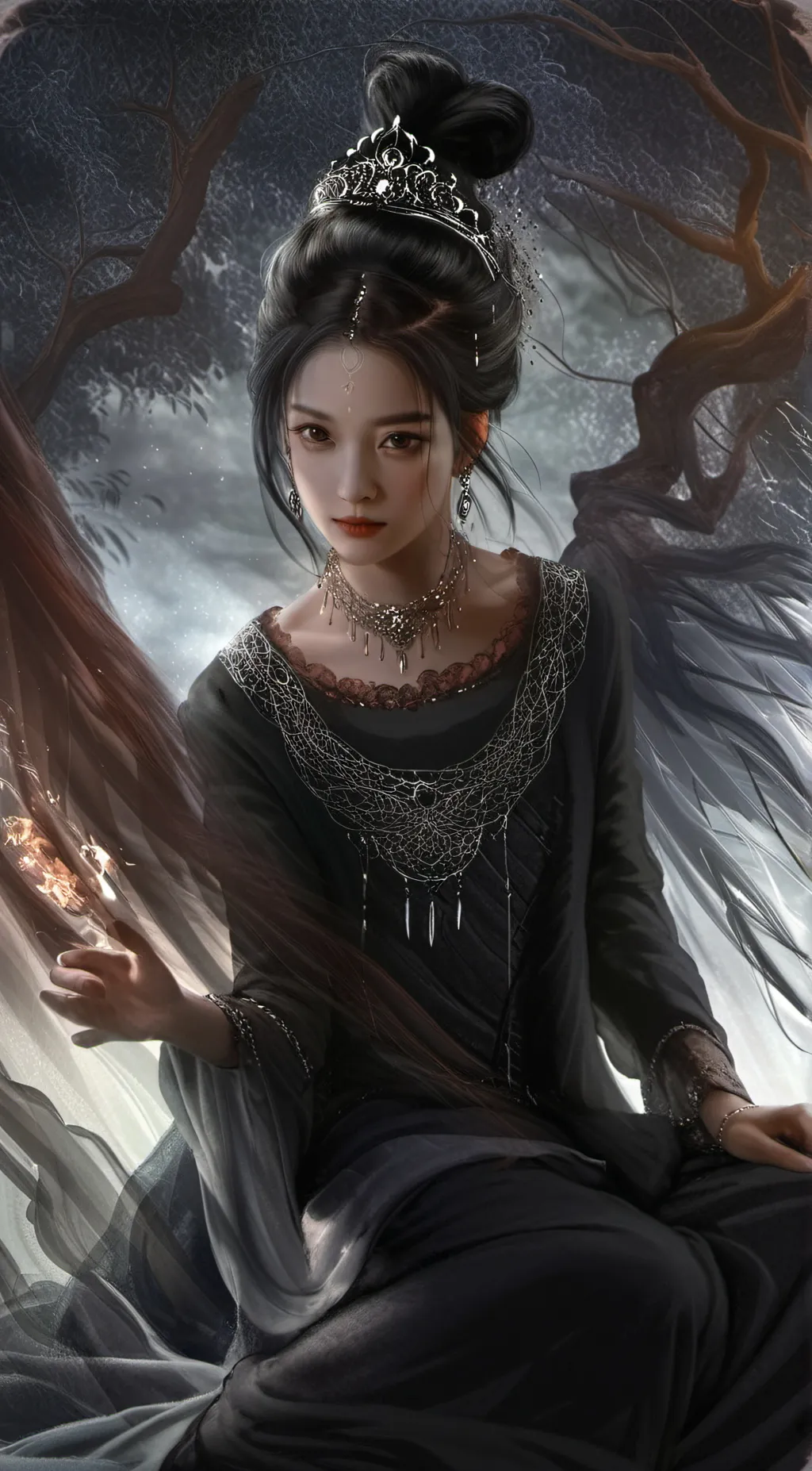 ai character: sigha  background