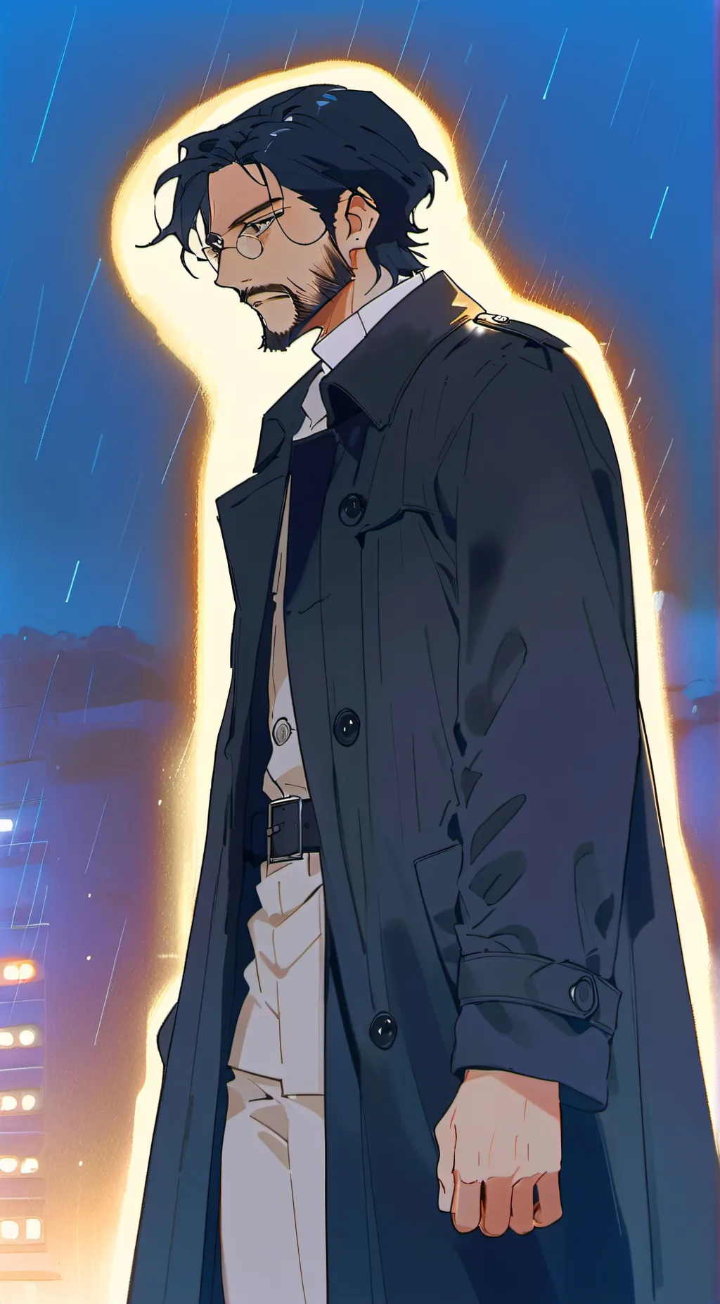 ai character: Detective Rowan  background