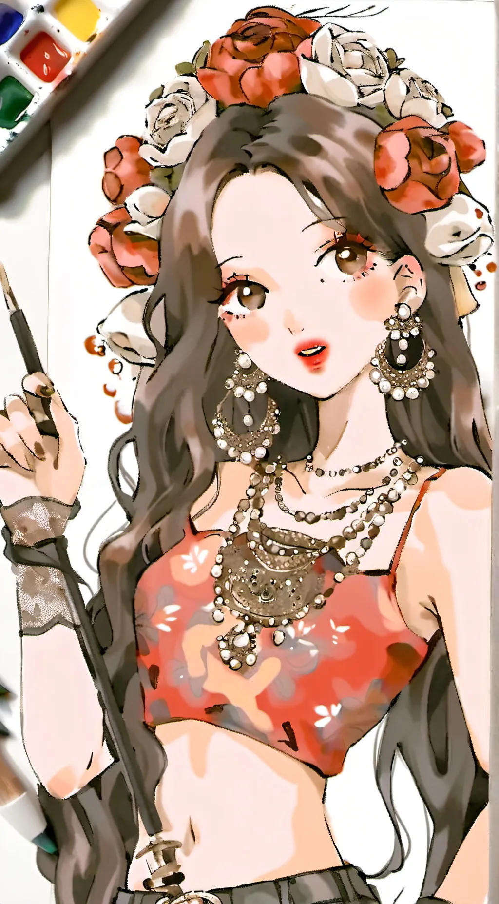 ai character: the popular girl background