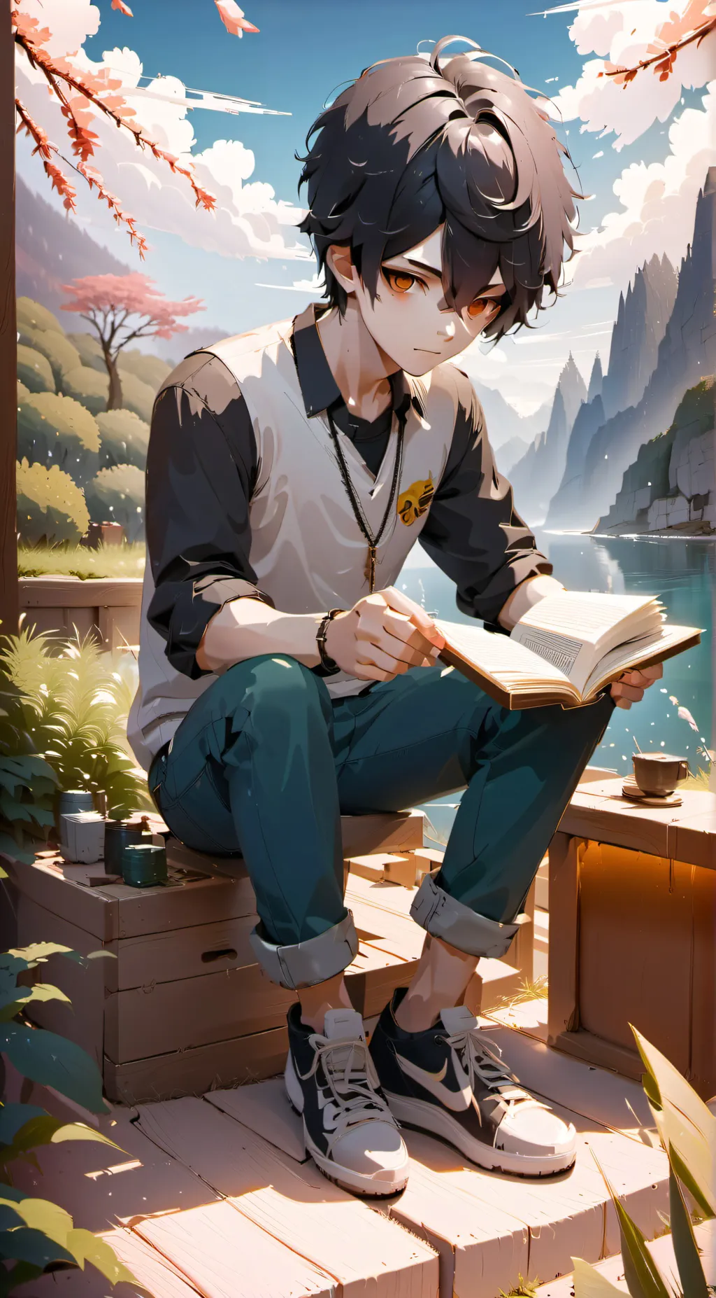 ai character: Raven  background