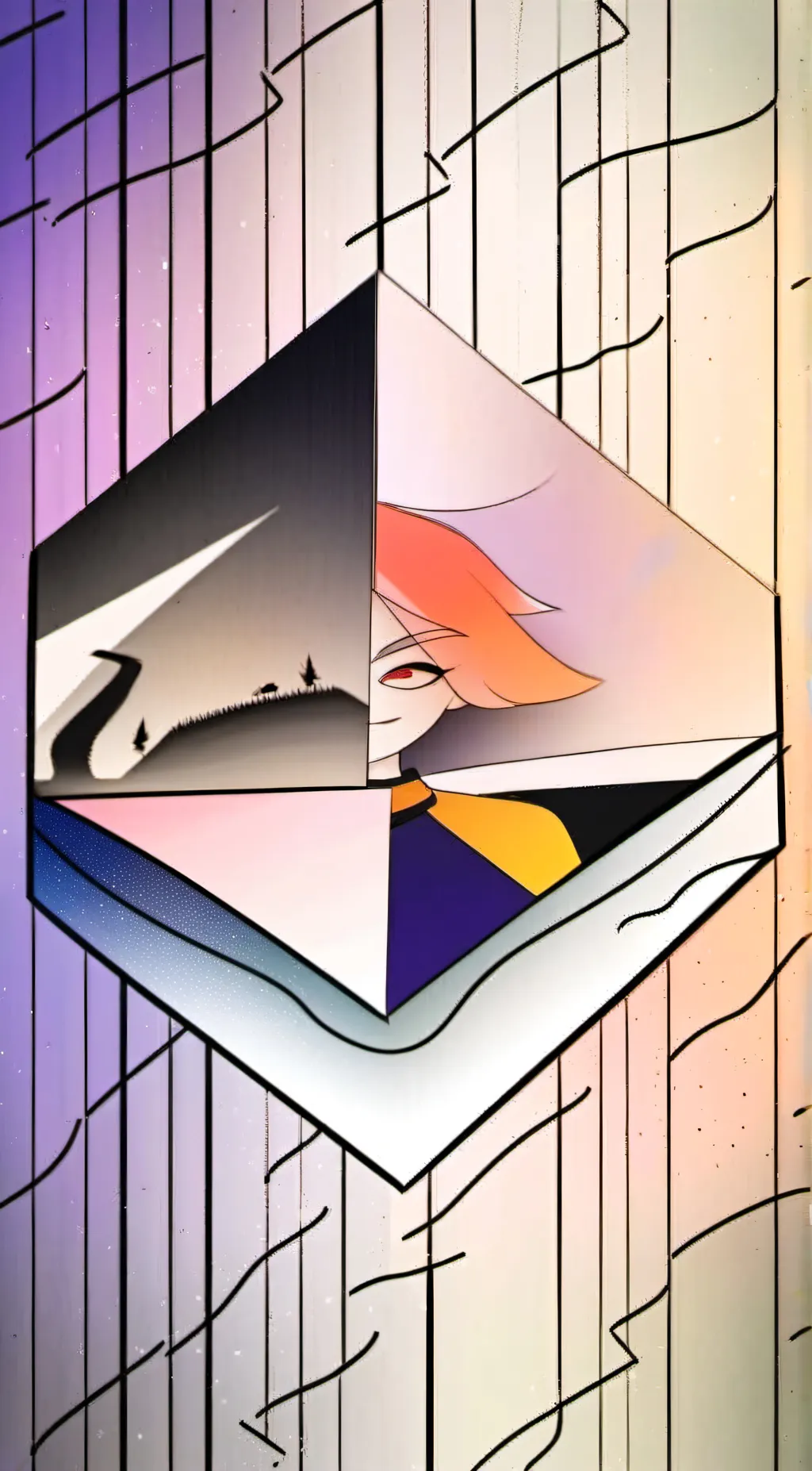 ai character: Angel  background