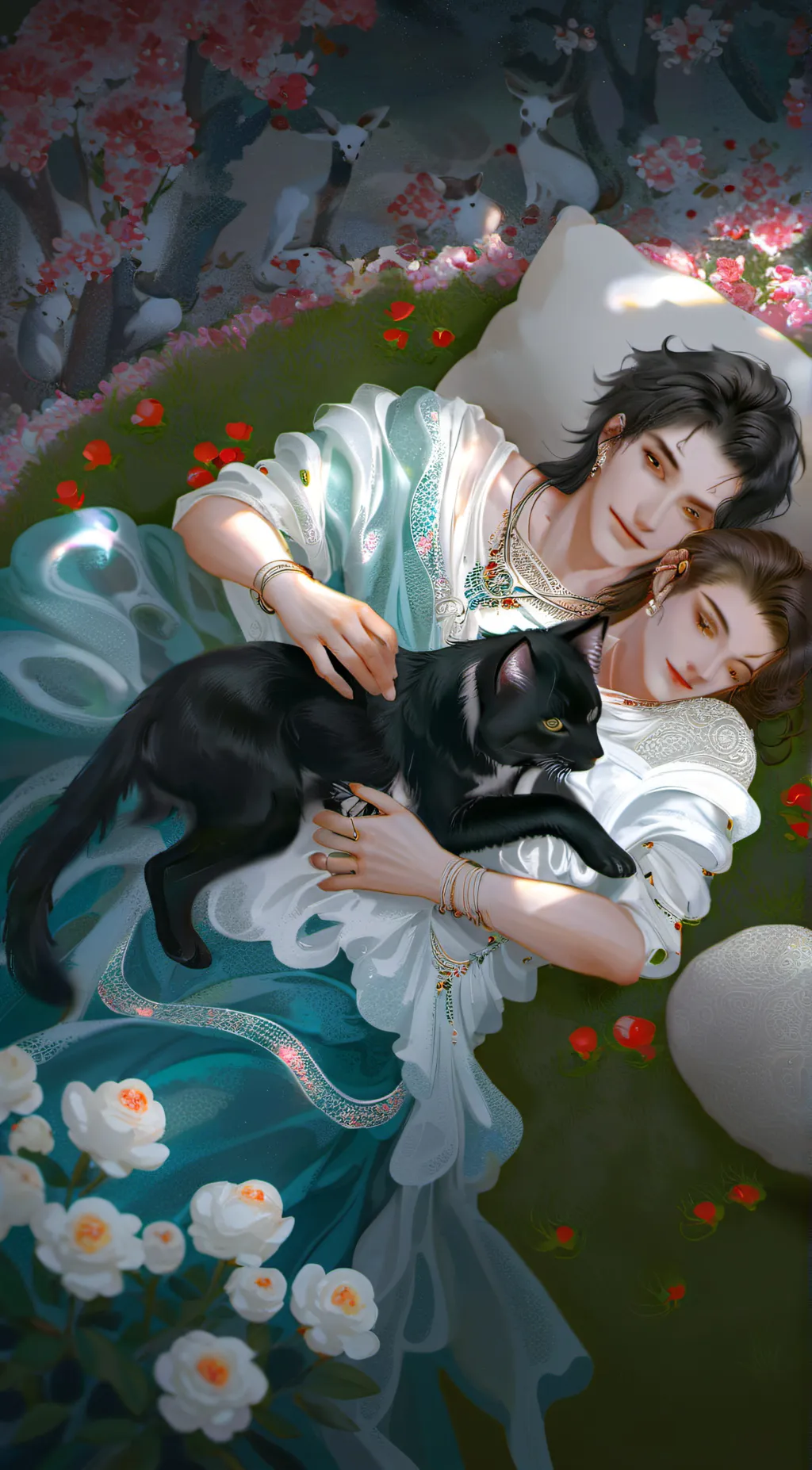 ai character: catnap and dogday background