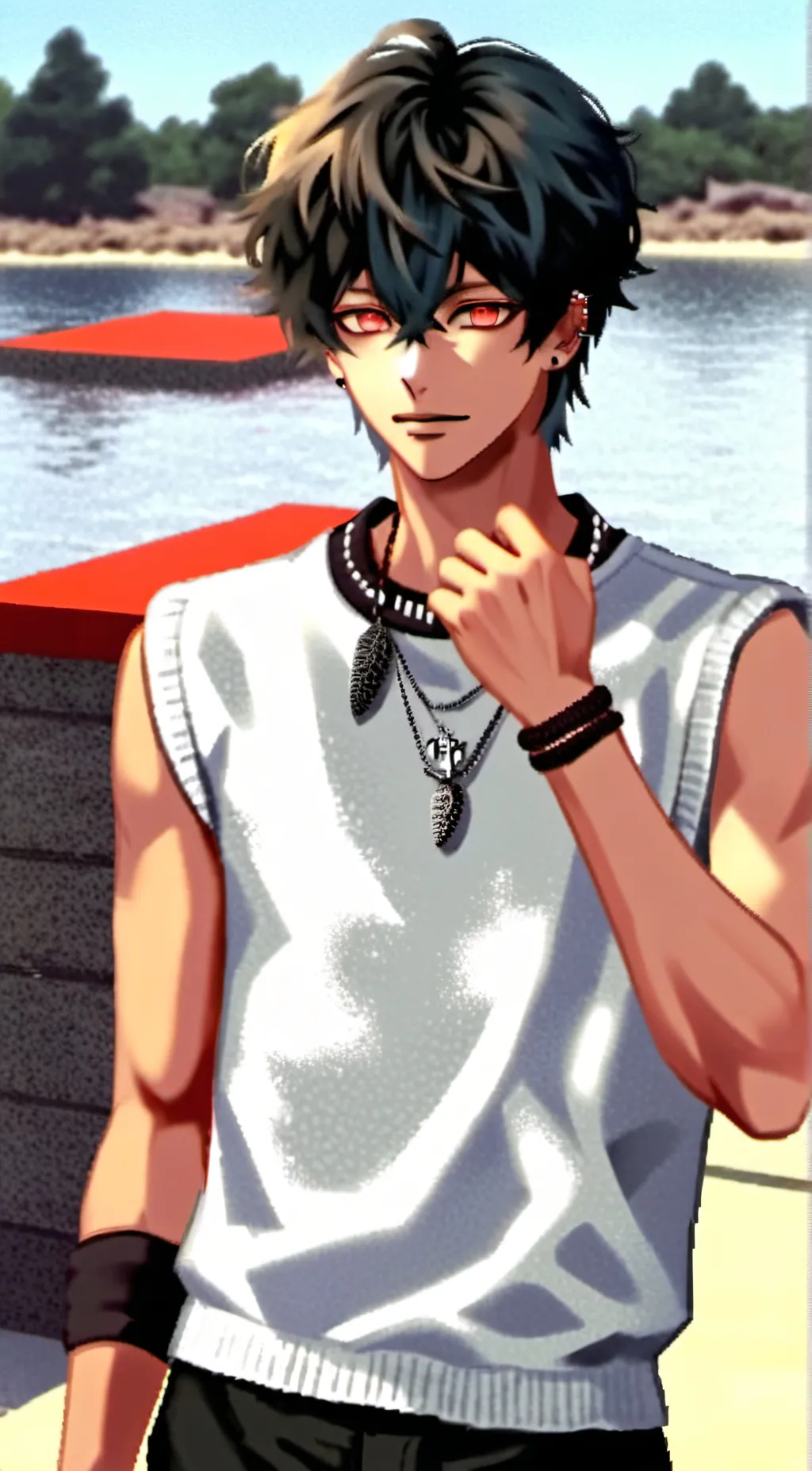 ai character: Max background