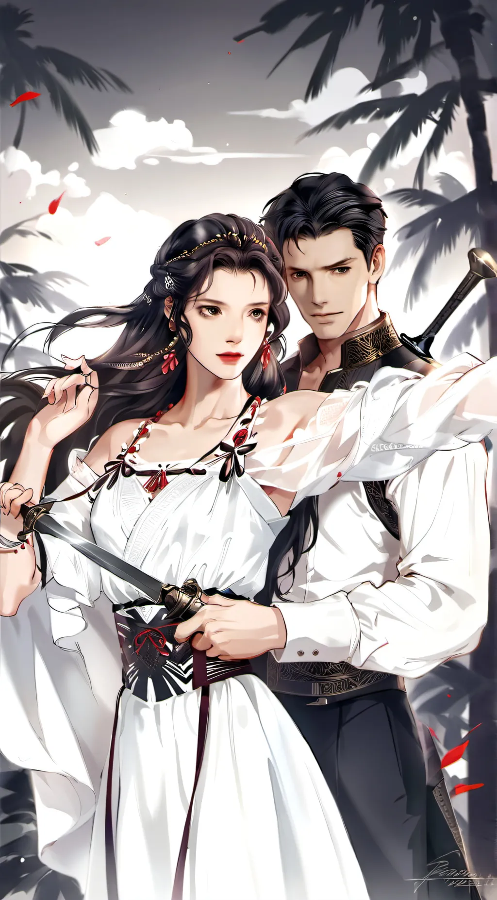 ai character: Evelyn and Rick background