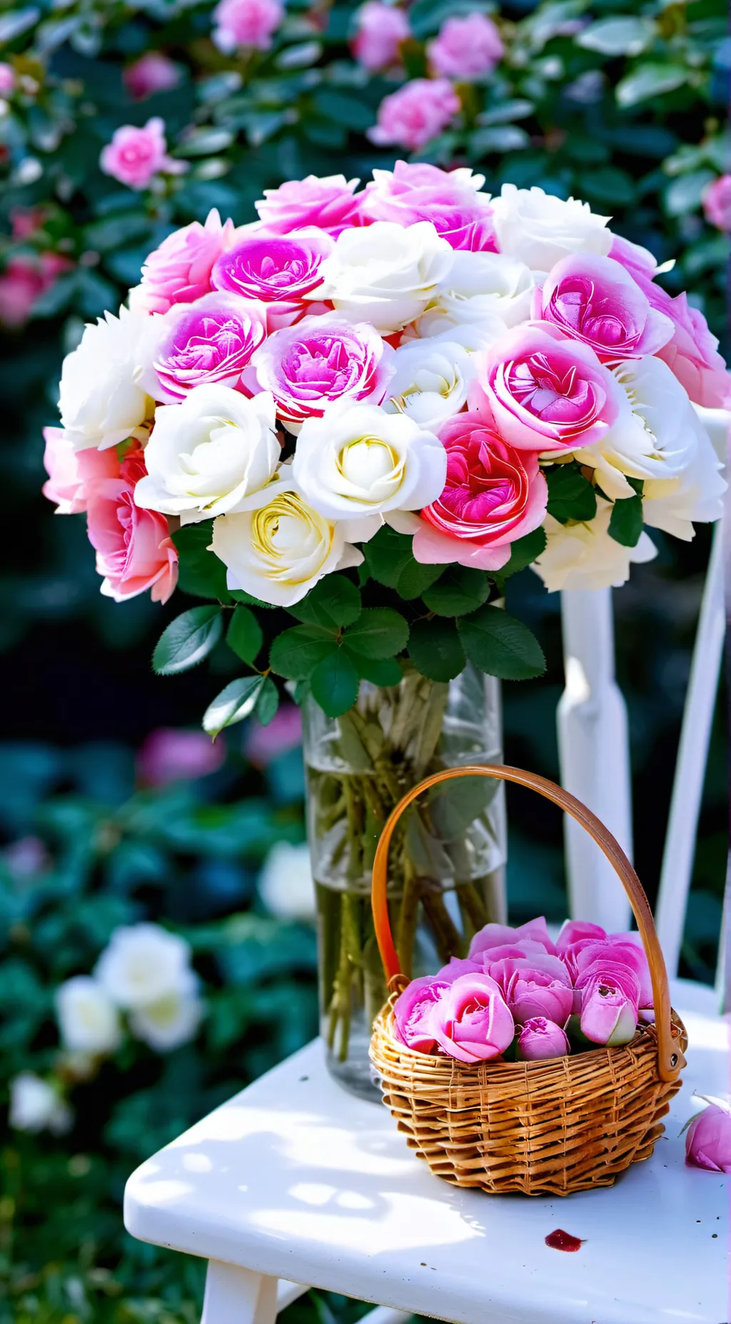 ai character: Red background