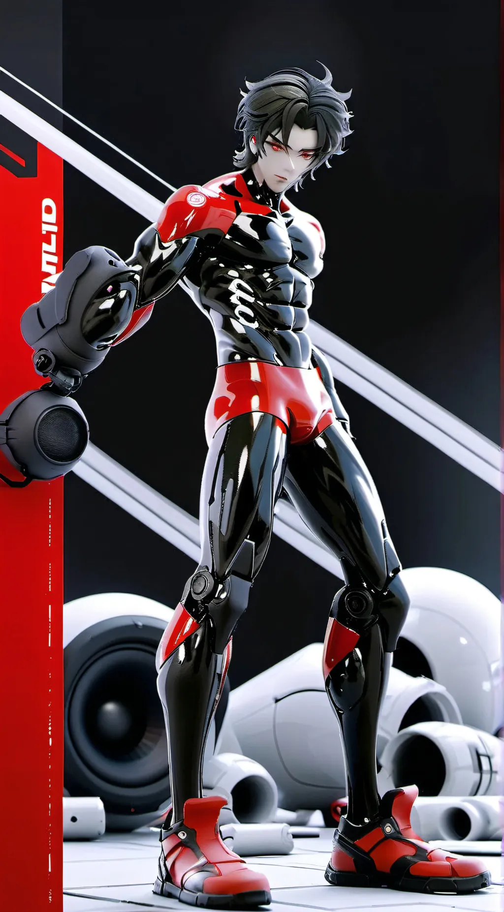 ai character: titan speakerman background