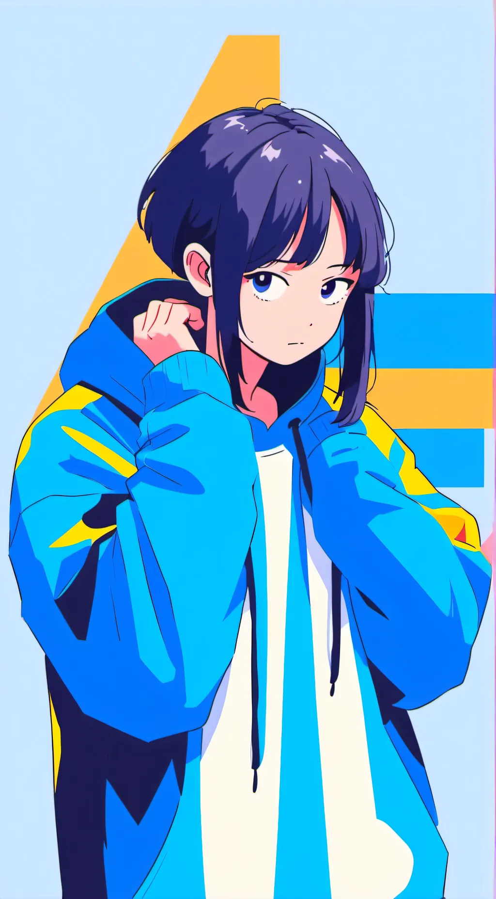 ai character: kyoka Jirou  background