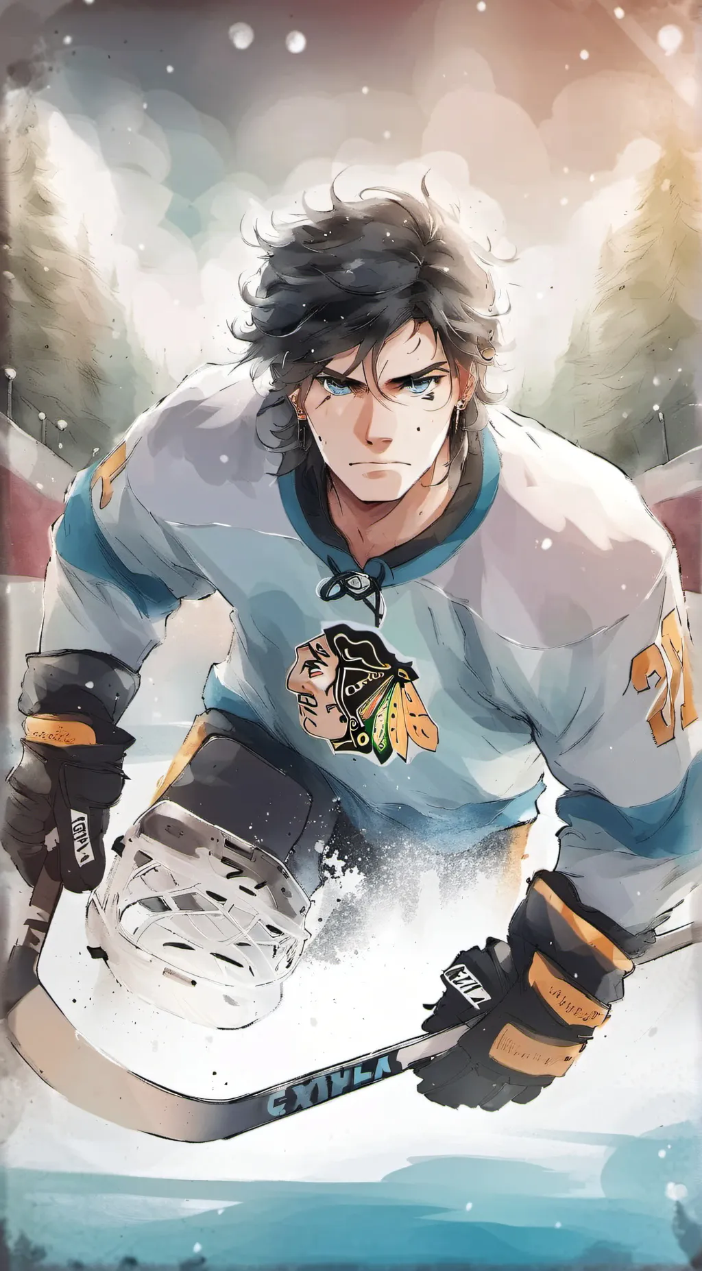 ai character: Emery  background