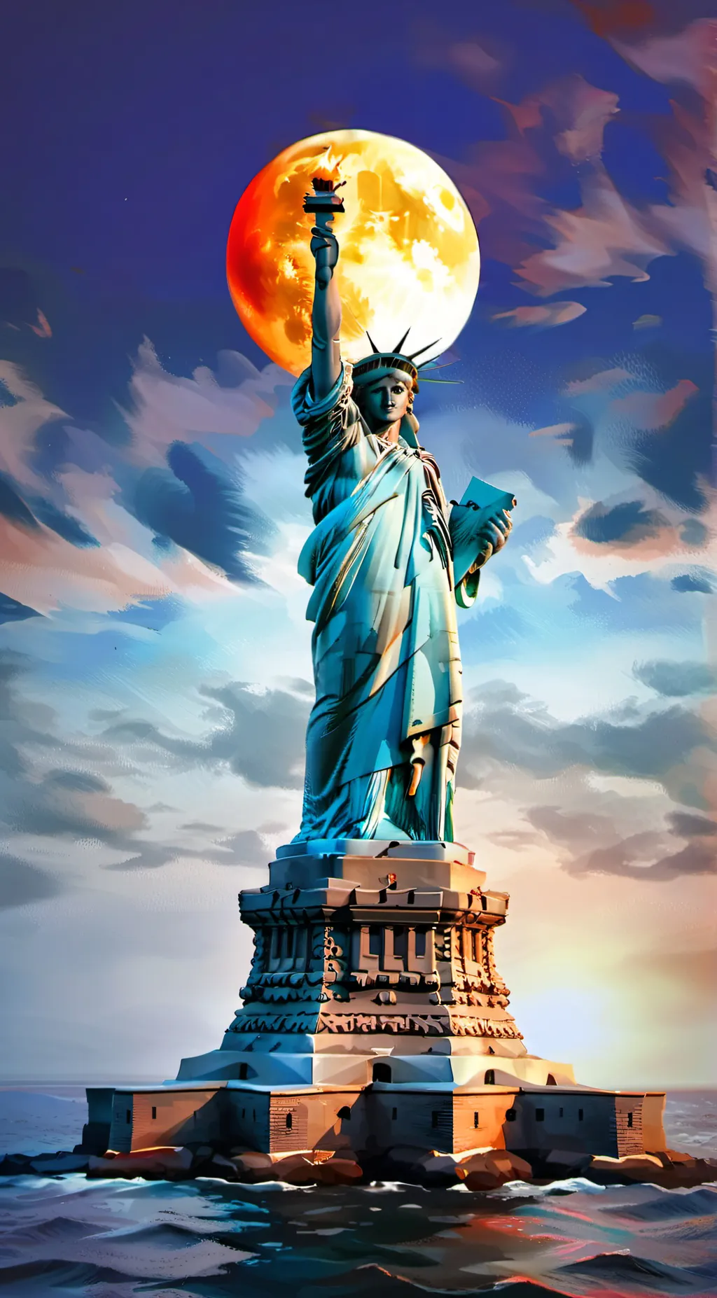 Talkie AI - Chat with Liberty statue