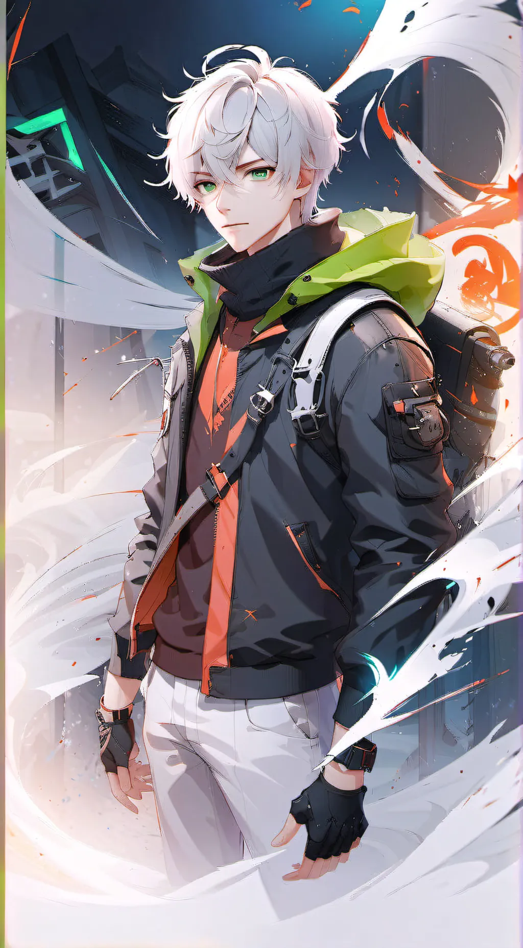 ai character: Radi background