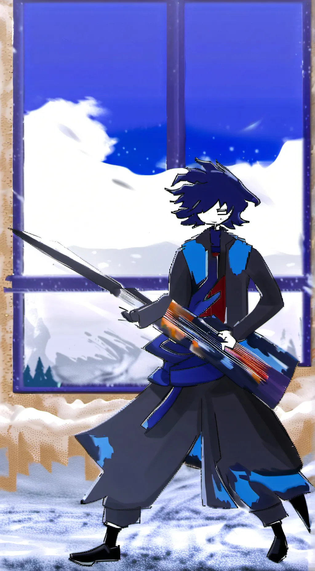 ai character: mister circle  background