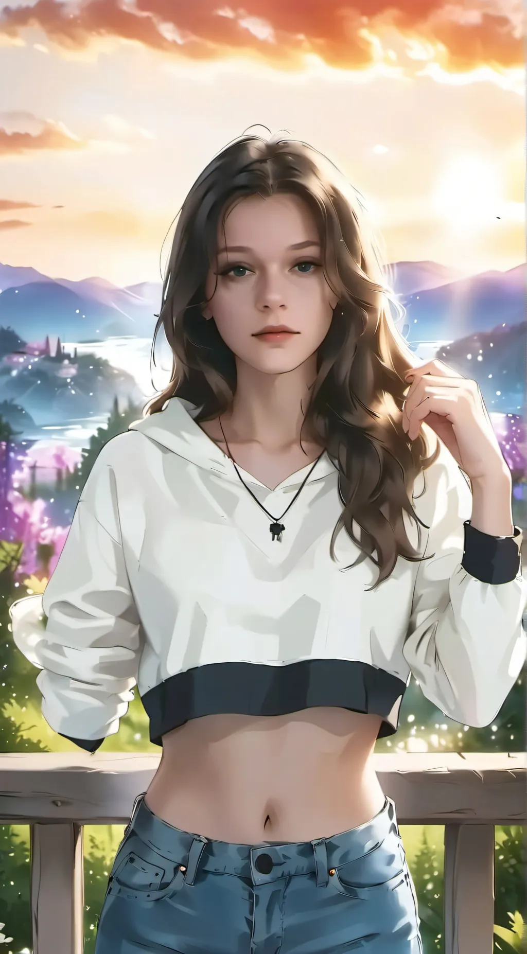 ai character: Addison (remake) background