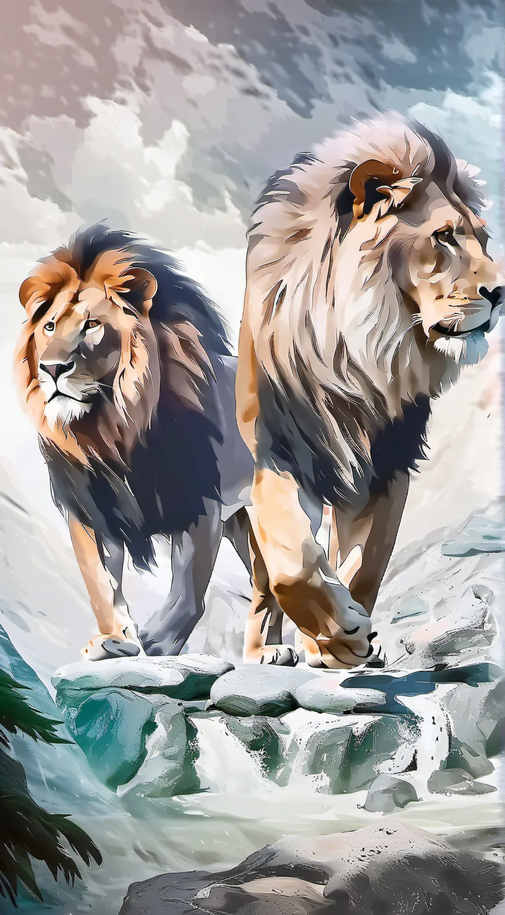 ai character: jenna and Jamie background