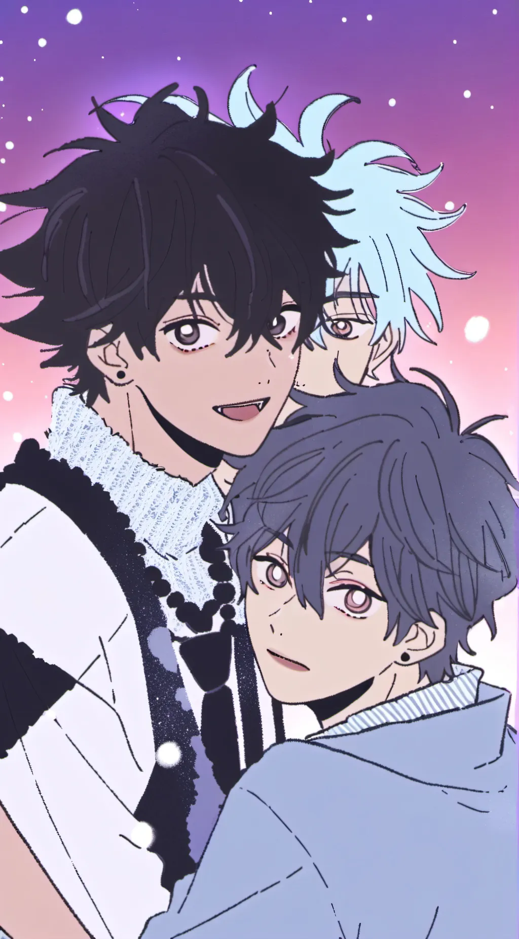 ai character: Jason and Michael  background