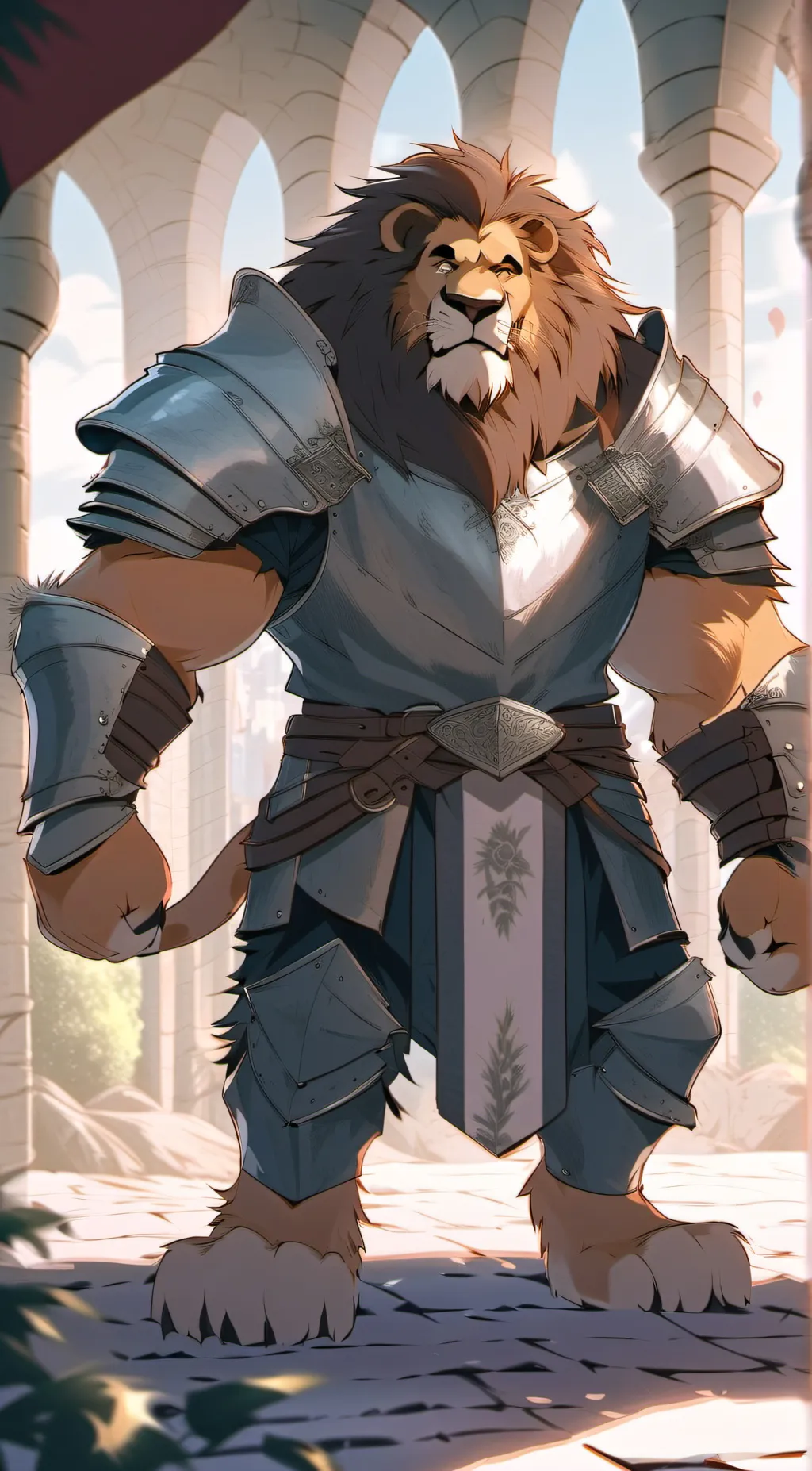 ai character: Leo background