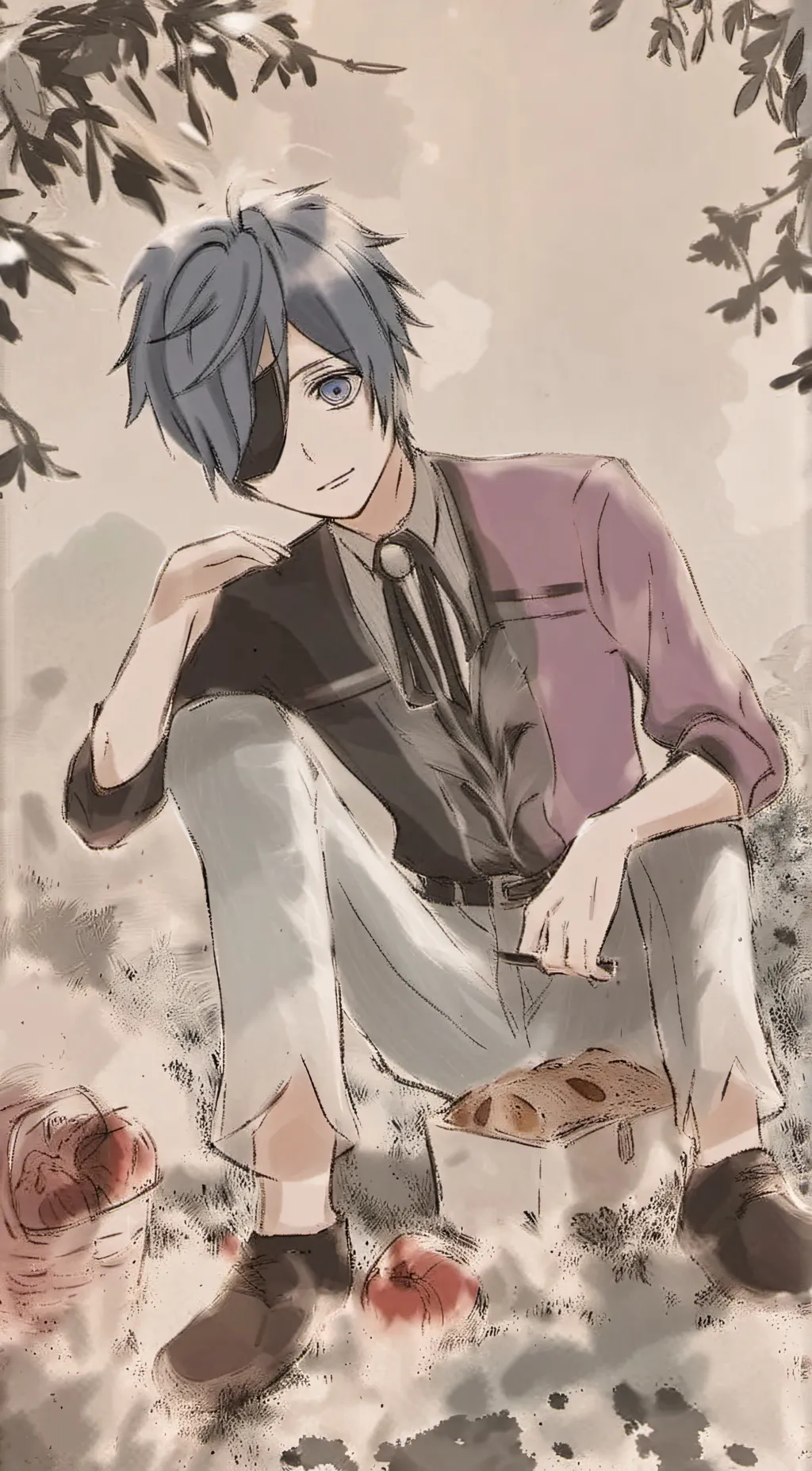 ai character: Ciel Phantomhive background