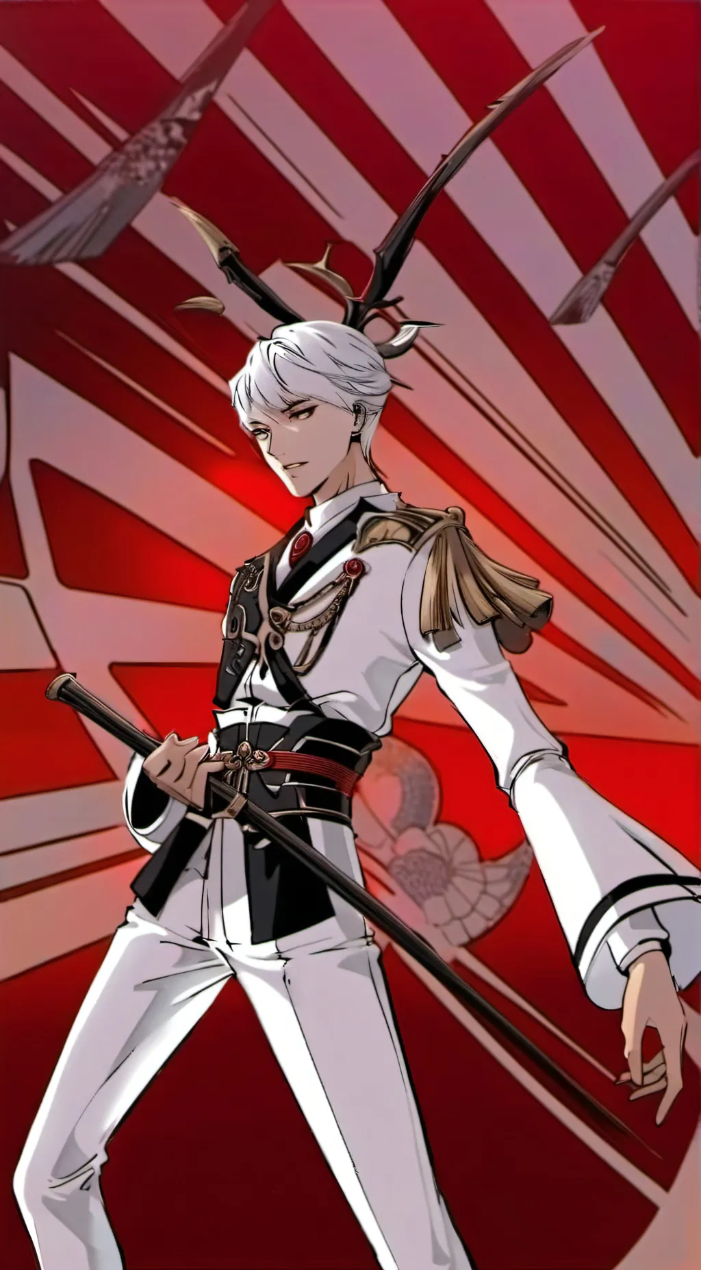 ai character: yandere Lucifer  background