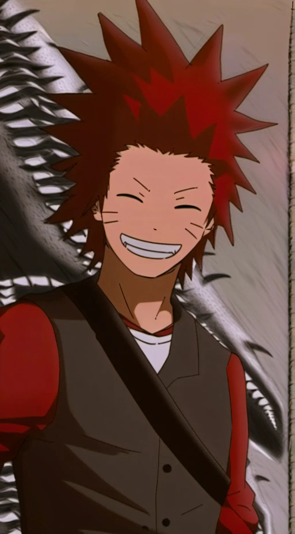 ai character: Kirishima🥰🪨 background