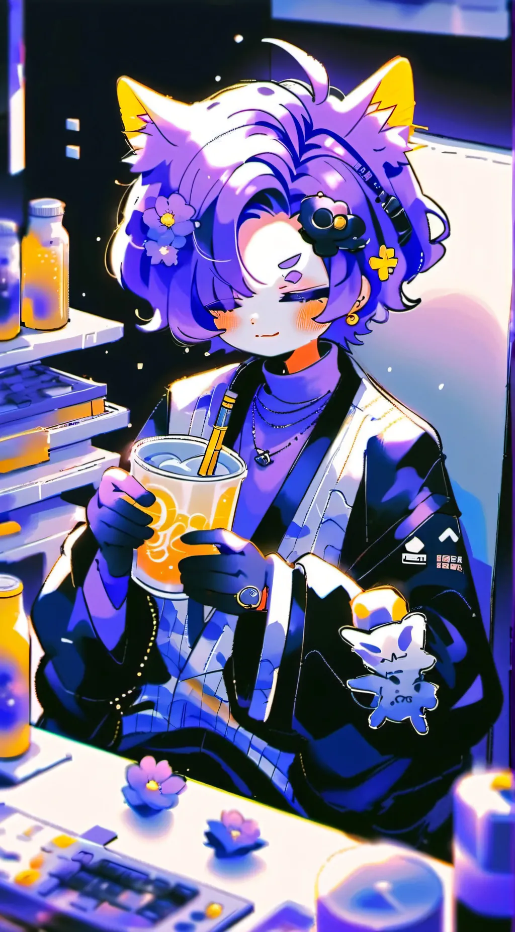 ai character: Maxton  background