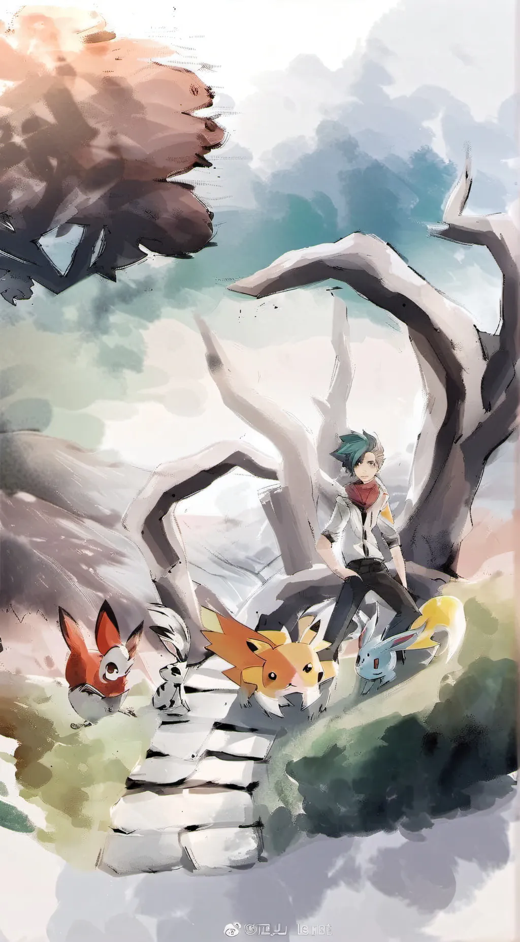 ai character: Pokémon  background