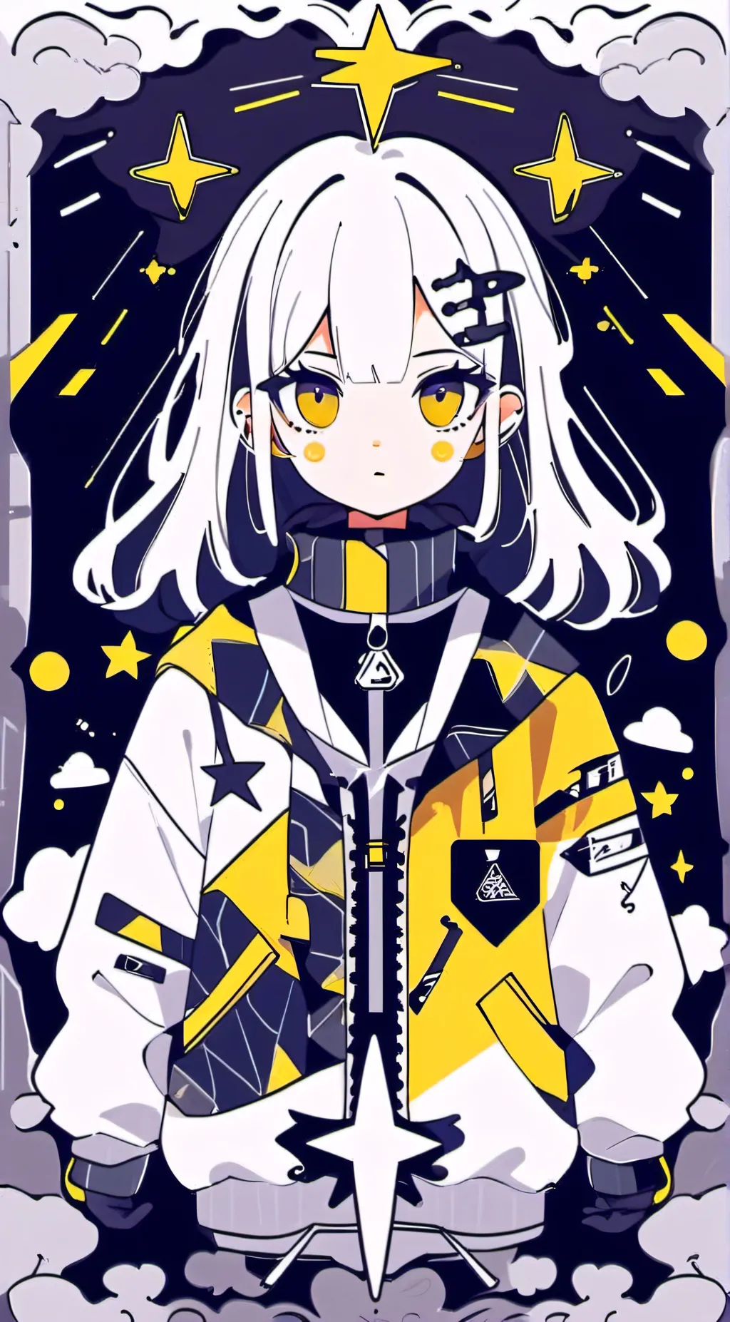 ai character: Luna background