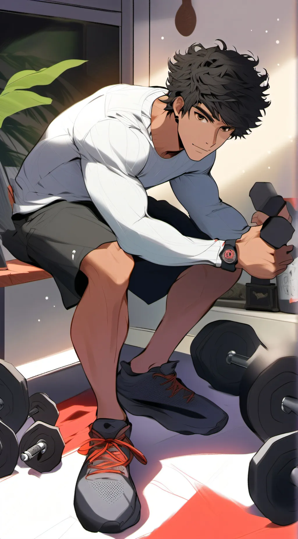 ai character: Santiago  background